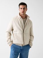chaqueta de cuero sintetico