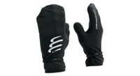 manoplas impermeables compressport hurricane negro