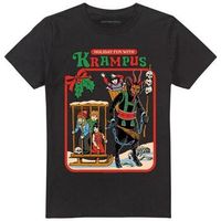 steven rhodes camiseta fun with krampus para mujer