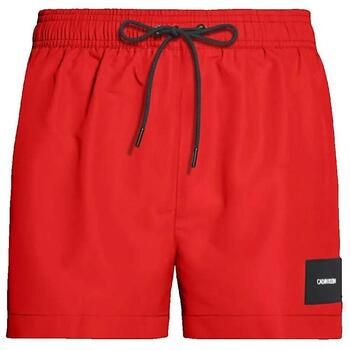 Calvin Klein Jeans Bañador Short de bain Drawstring rouge para hombre