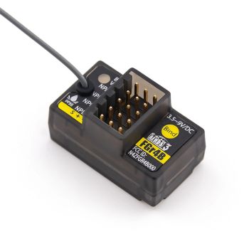 FlySky FGr4B 2.4 GHz 4CH AFHDS 3 Receptor Micro Mini RC con salida PWM/PPM/i-bus/S.BUS/i-bus2 para transmisor PL18 NB4 N