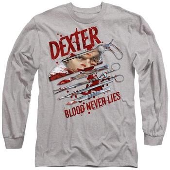 Dexter Camiseta manga larga Blood Never Lies para hombre