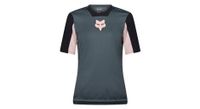 camiseta de manga corta fox defend creation azul para mujer