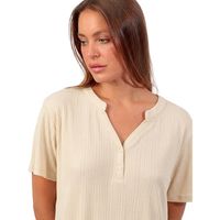 admas camisa camiseta de manga corta blouse para mujer