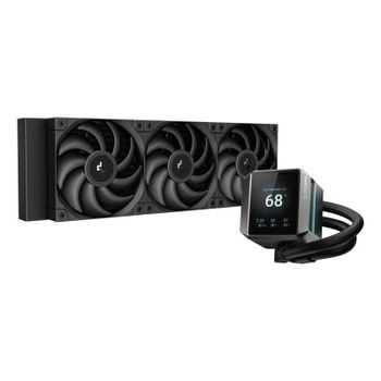 Refrigeracion Liquida DeepCool Mystique 360 360mm 3 Ventiladores LCD Negro