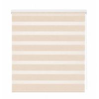 estoralis - estores  noche y dia  vera - total 145x180 cm   tejido 141x175 cm  doble tejido  beige
