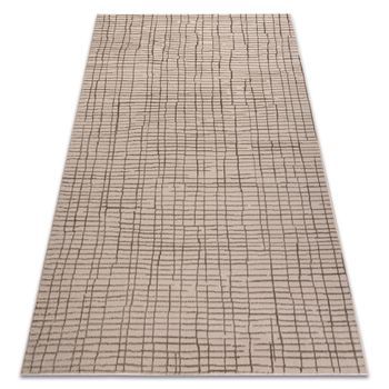 Alfombra Aura J1852a Beige - Pauta, Estructural, Moderna 80x150 Cm