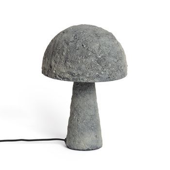 Lámpara De Mesa Cemento Claro Besnica Marrón Claro