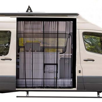 Mosquitera Con Cremallera Para Coche Mpv 125x160cm - Protección Contra Insectos Y Privacidad