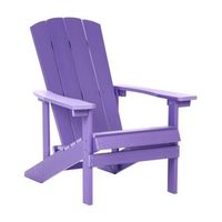 silla de jardin de madera plastica tumbona de exterior purpura adirondack