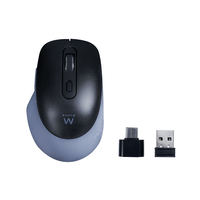 raton ewent ew3243 800160024003200dpi inalambrico 6 botones negrogris