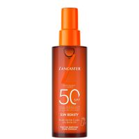 lancaster sun beauty satin dry oil fast tan optimizer for body spf50 150ml