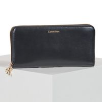 calvin klein jeans cartera ck puller large zip around para mujer