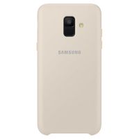 samsung dual layer cover dorada para samsung galaxy a6