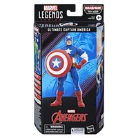 marvel - legends series figura del capitan america - ultimates 4 anos