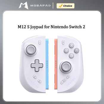 Controlador MOBAPAD M12 S para Nintendo Switch 2 con Joystick TMR, Vibración HD, Botones Mecánicos, Reasignación de Macros, Gamepad