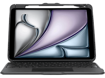 Funda con teclado - Targus VersaVu® Bluetooth®, Para iPad Air®, Pro® y de 10,9 a 11 pulgadas, Retroiluminación, Rotación 360º, Negro