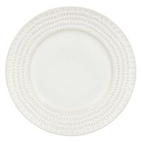 lote de 6 platos llanos con borde rayado camille d27 blancos - atmosphera createur dinterieur