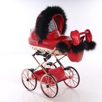 carro de munecas rudolph classic rojo junama