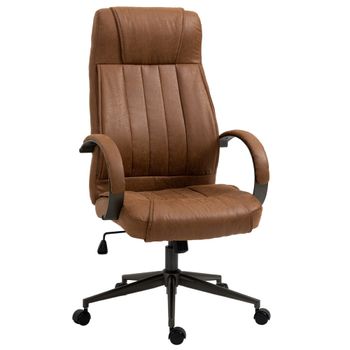 Silla de oficina 65x71.5x122 cm marrón