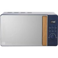 daewoo skandik sda1707 microwave with grill - blue blue