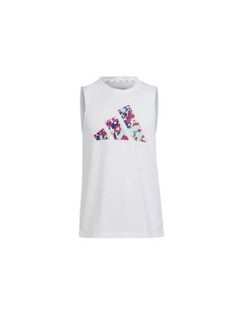 Camiseta de Fitness adidas G Tr-Es Tk Blanco Niña