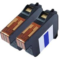 compatible twin pack pitney bowes de6128 blue ink cartridges 2 pack