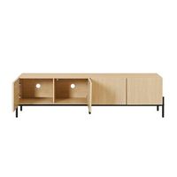 mueble de television moderno con cuatro puertas y textura 3d 1635 cm