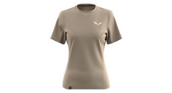 Camiseta tecnica de mujer salewa puez dry beige