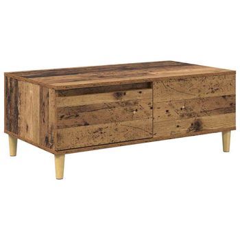 Mesa De Café Madera Envejecida 90 X 50 X 35 Cm Vidaxl