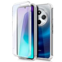 cool funda silicona 3d transparente frontal  trasera para xiaomi redmi 14c  poco c75