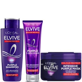 L'Oréal Paris Elvive Colour Protect Anti-Brassiness Purple Routine