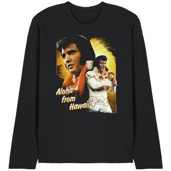 Elvis Presley Camiseta manga larga Aloha From Hawaii para mujer