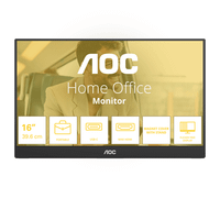 monitor portatil aoc 16t20e2 156 led ips full hd altavoces