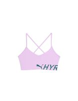 sujetador deportivo de fitness puma x hyrox stralight lavende mujer