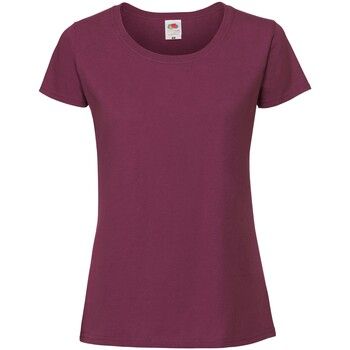 Fruit Of The Loom Camiseta Iconic 195 Premium para mujer