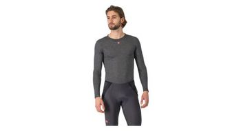 Maillot castelli medio de manga larga para hombre gris