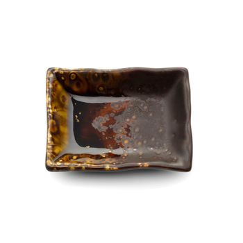 Bol de cerámica en marrón 9,3x7x2,1 cm