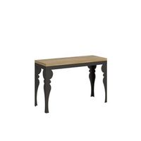 mesa tipo libro 120200x4590 cm paxon double roble natural estructura antracita