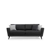 sofa 3 plazas mallorka gris oscuro