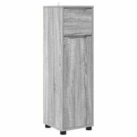 gabinete de bano gris sonoma 305 x 30 x 101 cm vidaxl