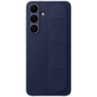 samsung standing grip funda con soporte azul oscuro para galaxy s25 fe