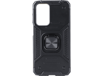 Funda móvil - ISY ISC 6110, Samsung Galaxy A26, Resistente al agua y golpes, Soporte Plegable Integrado, Negro
