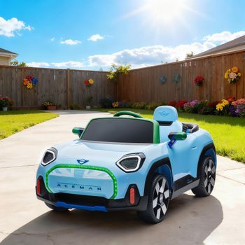 Coche Eléctrico Para Niños Mini Concept Aceman Azul Aiyaplay