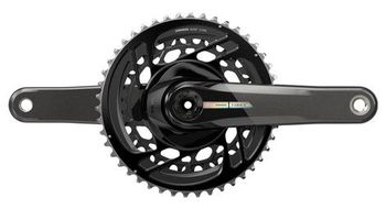 Platos y bielas sram force d2 dub 46 33 dientes 2x12v negro  sin caja