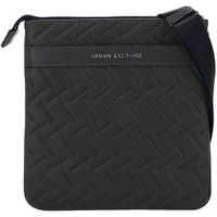 armani exchange bolso bolso de mensajero de marca incorporada para hombre