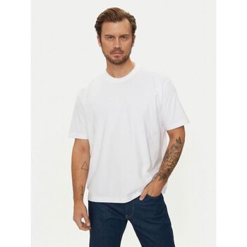 Guess Camiseta M4YI44 K8FQ4 LOGO EMB TEE-G011 PURE WHITE para hombre