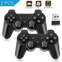 controlador de joystick inalambrico usb 24g para pc android tv box telefono juegos 1 unidad2 unidades