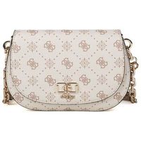 guess bolso emelie logo flap para mujer