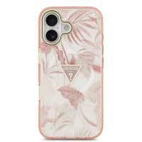 guess funda para iphone 17 r carcasa pctpu con magsafe estampado selvatico rosa diseno elegante y ajuste preciso